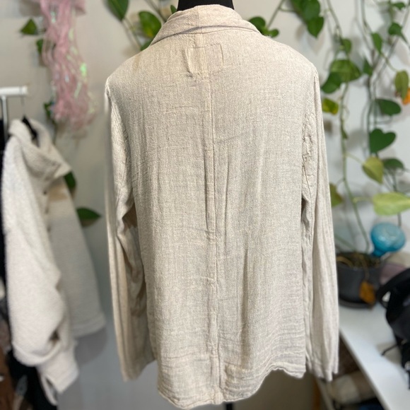 ⚪️ 🌿 Old navy linen blend beige blazer - Picture 6 of 6